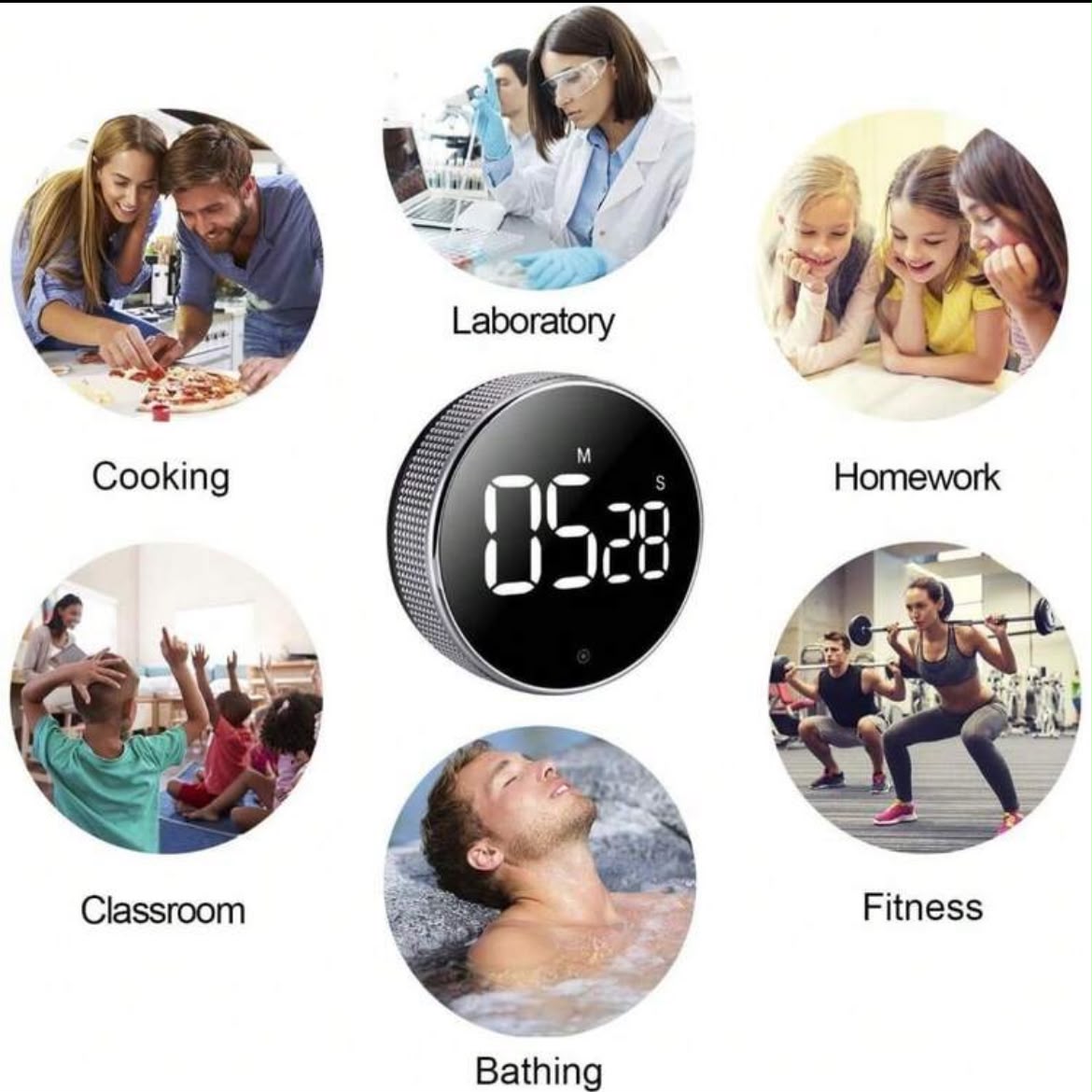 Magnetic Digital Timer